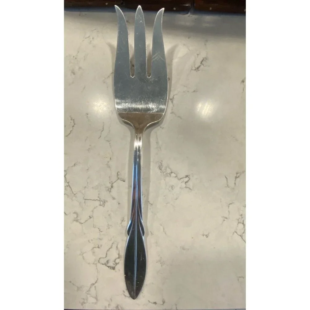 1961 El California Serving Spoon & Fork Set Wm William Rogers Mfg Co. 9